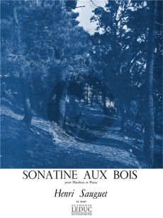 Sauguet Sonatine aux Bois pour Hautbois et Piano