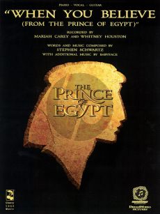 Schwartz When You Believe from the Prince of Egypt Voice and Piano