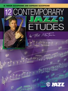 Mintzer 12 Contemporary Jazz Etudes for Tenor- or Soprano Saxophone (Bk-Cd)