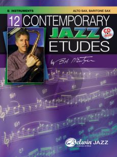 Mintzer 12 Contemporary Jazz Etudes for Eb Instruments (Bk-Cd)