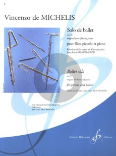 Michelis Solo de Ballet Op.87 Piccolo et Piano (orig. Flute) (Jean-Louis Beaumadier) (interm. grade 6)