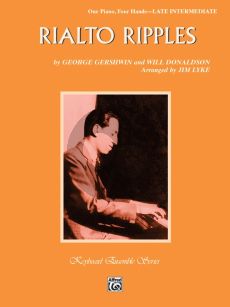 Gershwin Rialto Riples for Piano 4 hds (arr. Jim Lyke) (late interm.)