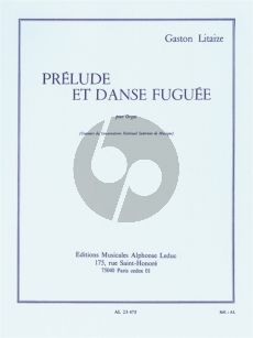 Litaize Prelude et Danse Fuguee pour Orgue