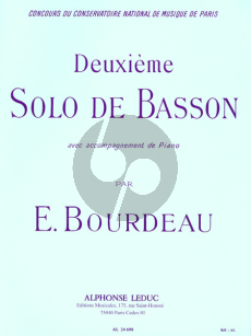 Bourdeau Solo no.2 Basson-Piano