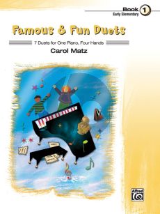 Matz Famous & Fun Duets Vol. 1 Piano 4 hds