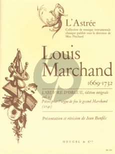 Marchand L'Oeuvre d'Orgue Vol.1 (edited Jean Bonfils)