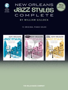 Gillock New Orleans Jazz Styles Complete for Piano Book with Audio Online (Mid to Late Intermediate Level)