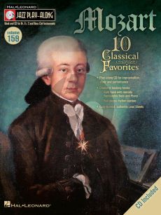 Mozart 10 Classical Favorites for All C.-Bb.-Eb. and Bass Clef Instruments Book with Cd (Jazz Play-Along Series Vol.159)