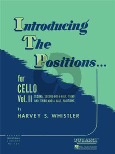 Whistler Introducing the Positions for Cello and Double Bass Vol.2 Second and Third Position