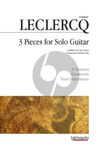 Leclercq 3 Pieces for Guitar solo