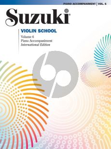 Suzuki Violin School vol.6 Piano Accompaniment (International Revised Edition)