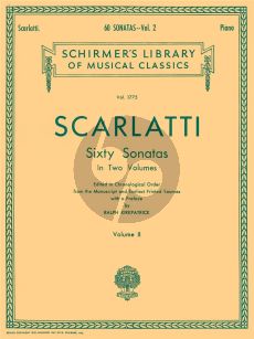 Scarlatti 60 Sonatas Vol.2 Harpsichord (edited by Ralph Kirkpatrick)