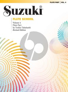 Suzuki Flute School Vol. 4 Flute part (edited by Toshio Takahashi)