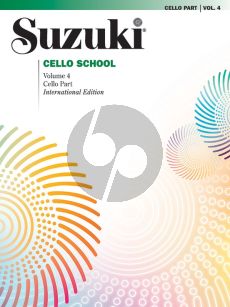 Suzuki Cello School Vol.4 Cello Part International (Revised) Edition