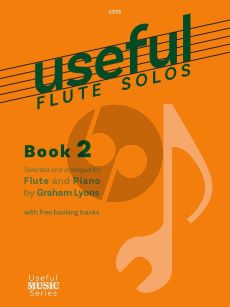 Album Useful Flute Solos Vol.2 for Flute and Piano - Book with Audio Online (Arranged by Graham Lyons) (Grades 5 – 8)