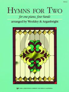 Hymns for Piano 4 hds (Nancy Arganbright and Dallas Weekley)