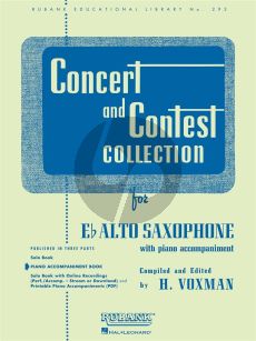 Concert and Contest Collection for Eb Alto Saxophone (Piano Accompaniment) (Himie Voxman)