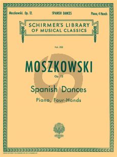 Moszkowski 5 Spanish Dances Op.12 for Piano 4 Hands