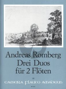 Cambini 6 Duos Op.11 for 2 Flutes Parts (edited by Bernhard Pauler)