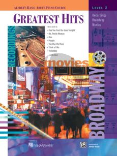 Alfred Greatest Hits Solo Book Level 2 for Piano Solo Book Only (Adult Method)