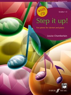 Chamberlain Step it Up! Clarinet and Piano (Fun Pieces Grades 1 - 3) (Bk-Cd)