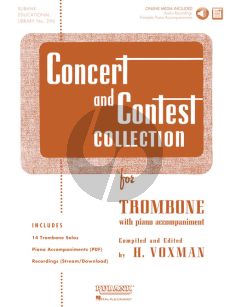 Concert and Contest Collection fort Trombone (Book with Audio online) (transcr. by Himie Voxman)