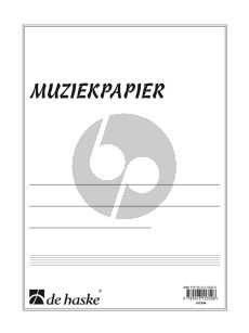 Miscellaneous Muziekpapier 50 Vel 12 Balks voor Ringband 23 Rings