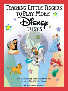 Teaching Little Fingers to Play More Disney Tunes (with lyrics) (arr. Glenda Austin) (grade 1 - 2)