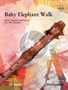 Mancini Baby Elephant Walk 4 Blokfluiten (SATB) (Part./Partijen) (arr. Mia Schmidt)