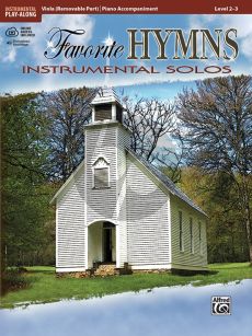 Favorite Hymns Instrumental Solos for Viola (Book with Audio online) (arr. Bill Galliford)