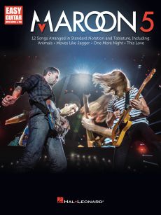 Maroon 5 Maroon 5 - 12 Hits for Easy Guitar with Notes and TAB