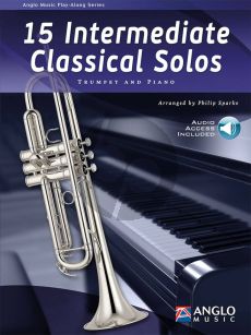 15 Intermediate Classical Solos Trumpet-Piano (Book with Audio online) (arr. Philip Sparke)