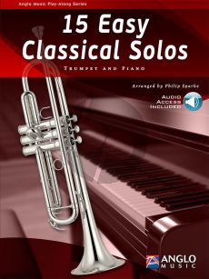 15 Easy Classical Solos for Trumpet with Piano Acc. (Book with Audio online) (arr. Philip Sparke)