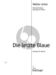 Arlen Die Letzte Blaue Fantasie fur Klavier