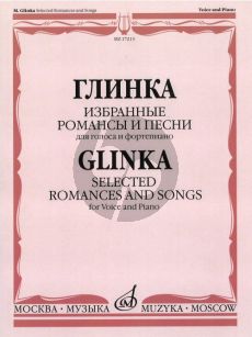 Glinka Selected Romances and Songs Voice-Piano