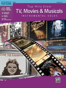 Album Top Hits from TV, Movies & Musicals Instrumental Solos for Flute Book with Audio Online (Level 2-3)