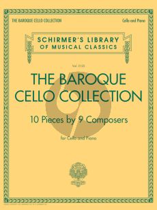 Album The Baroque Cello Collection Violoncello-Piano (10 Pieces by 9 Composers)