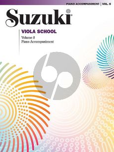 Suzuki Viola School Vol.8 (Piano Acc.)