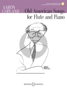 Copland Old American Songs Flute-Piano (Book with Audio online)