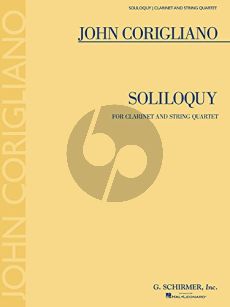 Corigliano Soliloquy Clarinet and String Quartet (Score/Parts)