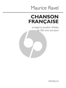 Ravel Chanson Française SSA-Piano (arr. Jonathan Wikeley)