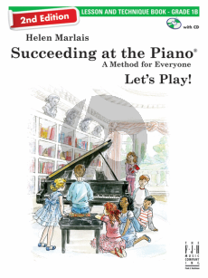 Marlais Succeeding at the Piano Lesson & Technique Book 1B (Bk-Cd) (2nd edition)