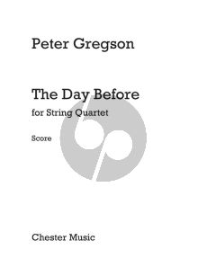 Gregson The Day Before 2 Vi.-Va.-Vc. (Score/Parts)