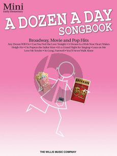 Miller A Dozen a Day Songbook Mini (Broadway-Movie and Pop Hits) Piano book only