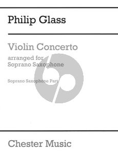 Glass Concerto for Violin arr. Soprano Saxophone (transcr. by Amy Dickson)