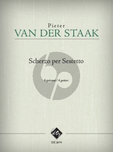 Staak Scherzo per Sestetto 6 Guitars (Score/Parts)