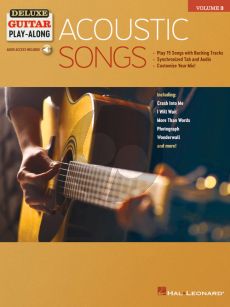 Acoustic Songs (Deluxe Guitar Play-Along Volume 3) (Book with Audio online)