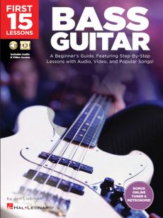 Liebman First 15 Lessons - Bass Guitar (Book with Audio online)