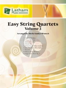 Easy String Quartets Vol.3 (Score/Parts) (arr. Sheila Sandys-Wunsch)