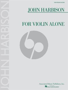 Harbison For Violin Alone